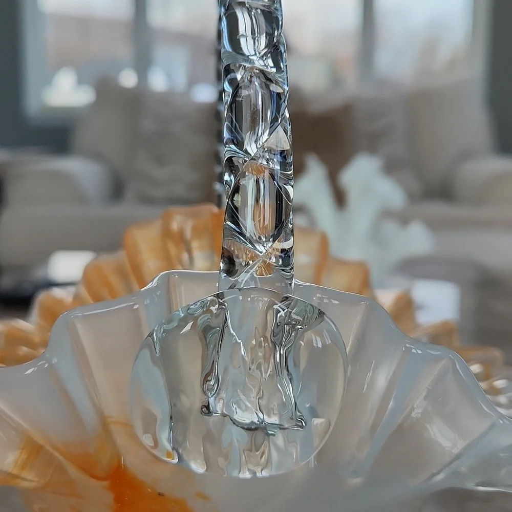 Hand Blown Basket, 11
